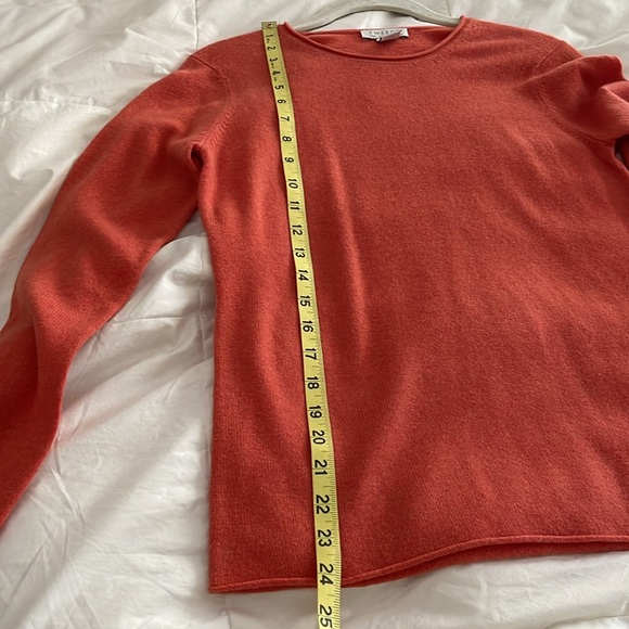 NWOT Tweeds Orange cashmere sweater - Picture 5 of 11